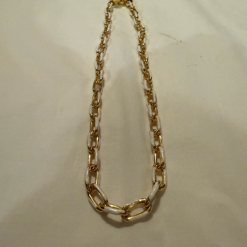 Chunky Gold-Toned Rope Chain Necklace